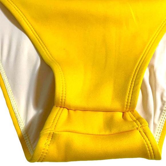 Re/Done x Solid & Striped NEW Sample Piece Montauk Zip Bikini Bottom, 25" Waist - Picture 10 of 15